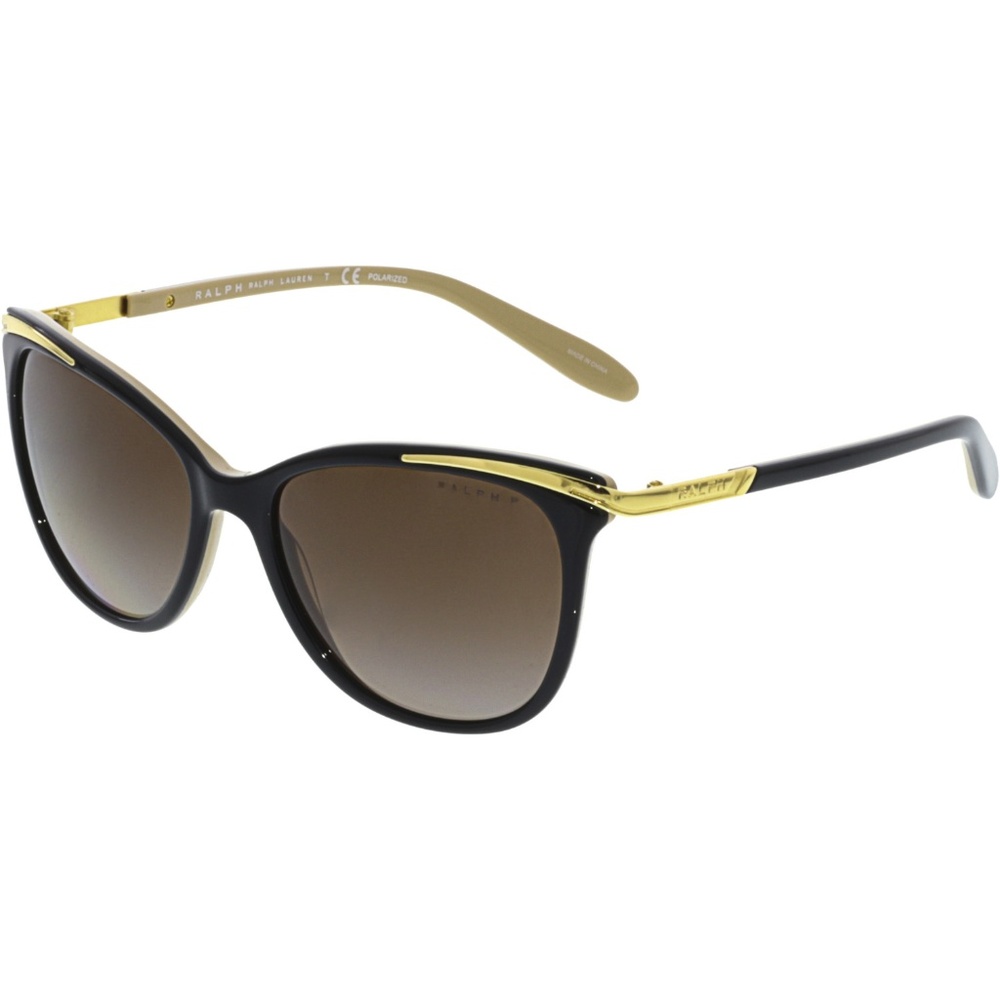 Ralph Lauen's Women's Black Butterfly Sunglasses